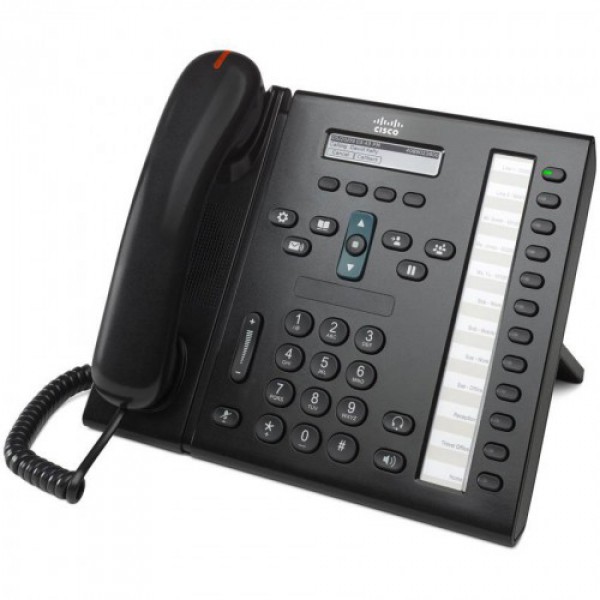 Cisco Unified IP Phone 6961, Charcoal, Standard Handset