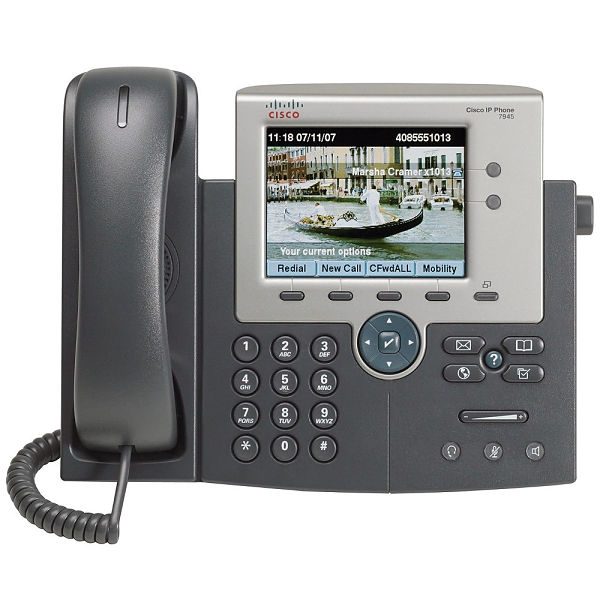 Cisco UC Phone 7945, Gig Ethernet, Color
