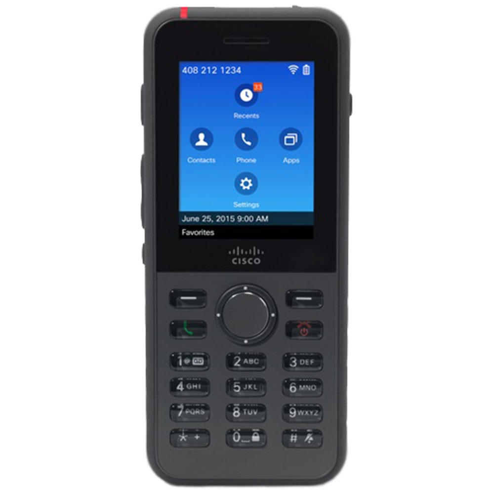 Cisco Unified Wireless IP Phone 8821, World Mode Spare only 