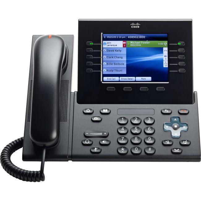 Cisco UC Phone 8961, Arabic keypad, Charcoal, Std HS
