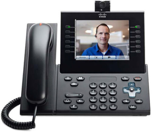 Cisco UC Phone 9971, Charcoal, Slim Handset with Camera