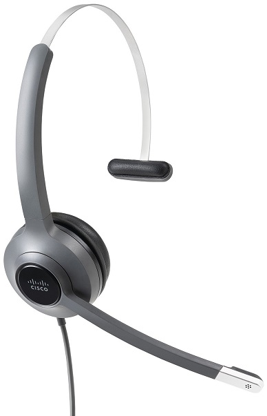 Cisco 531 wired single earpiece Headset with Quick Disconnect coiled RJ Headset Cable