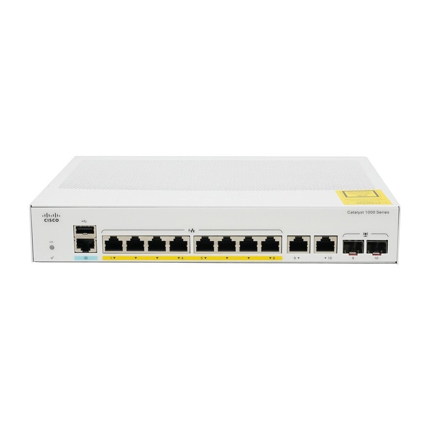 8x GEthernet PoE+120W budget,2x1G SFP/ RJ-45 uplinks