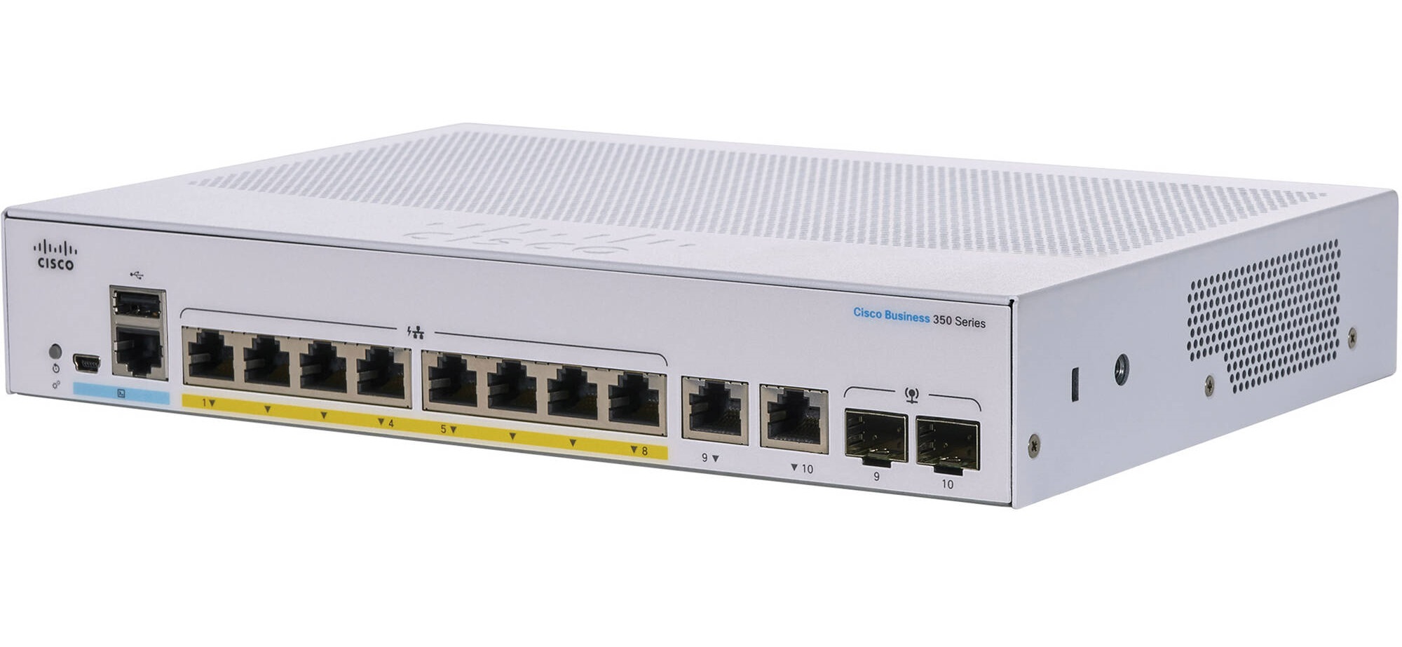 Shouki - Cisco CBS350-8FP-E-2G-UK CBS350 8 ports Gigabit PoE+ 120W with ...