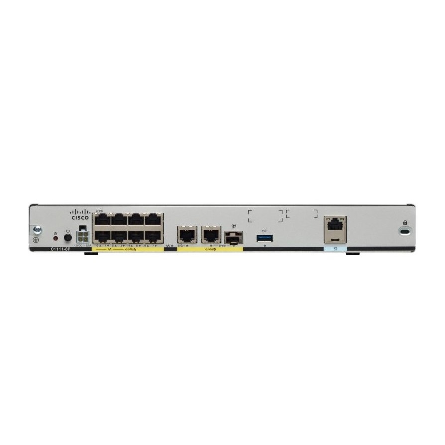 Cisco ISR 1100 8 Ports Dual GE Ethernet Router w/ 802.11ac -E WiFi.