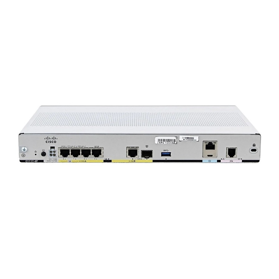 Cisco ISR1100 4P DSL Annex B/J w/ LTE Adv SMS/GPS 802.11ac -E WiFi.