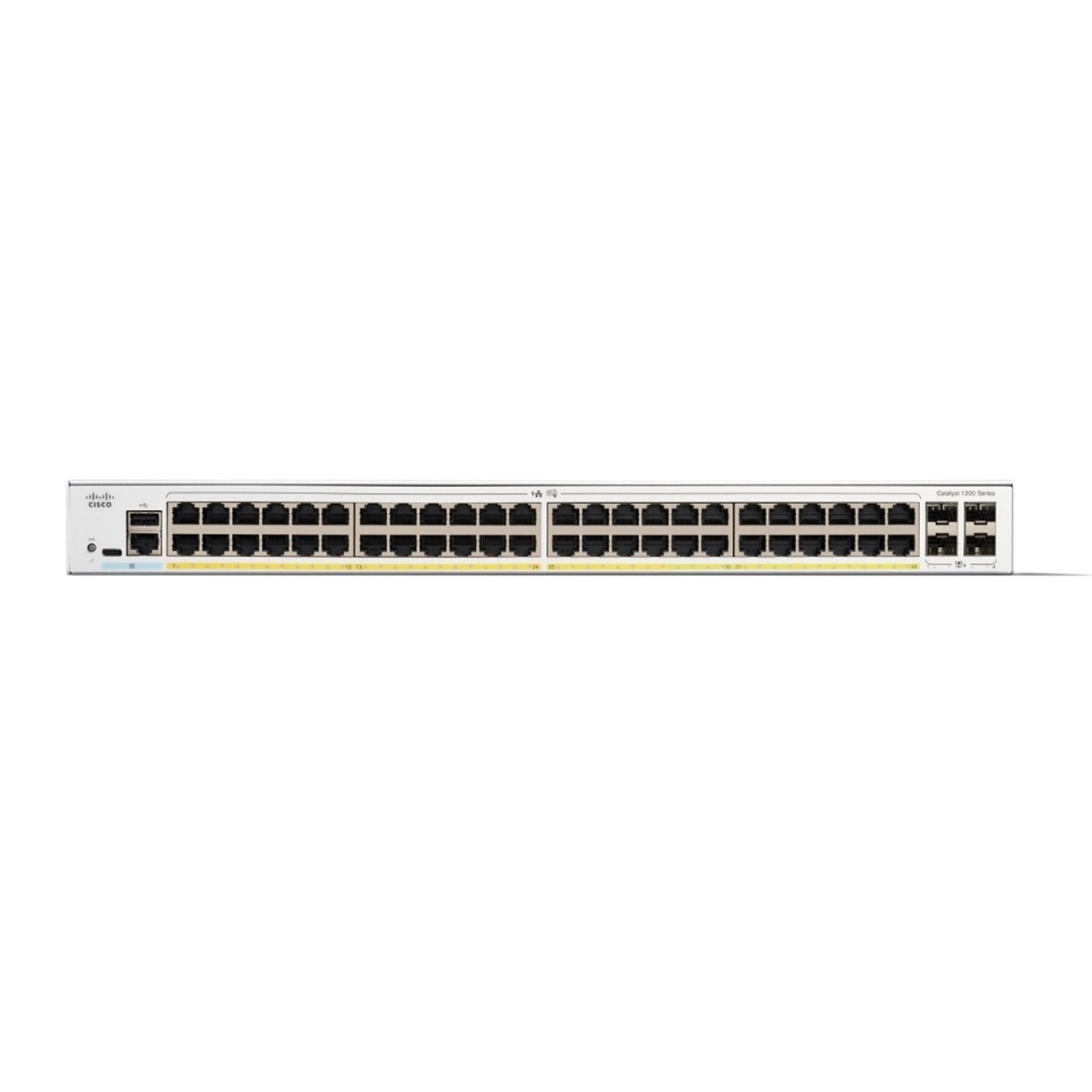 Cisco catalyst C1200-48P, 48 ports gigabit POE+ 375W + 4 x 10G SFP uplink ports switch