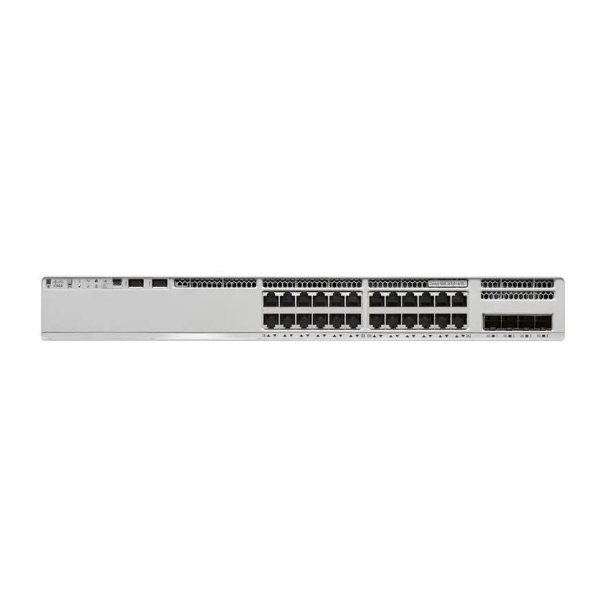 Cisco C9200L-24PXG-2Y-A Catalyst 9200L 24-port 8xmGig, 16x1G, 2x25G, PoE+, Network Advantage