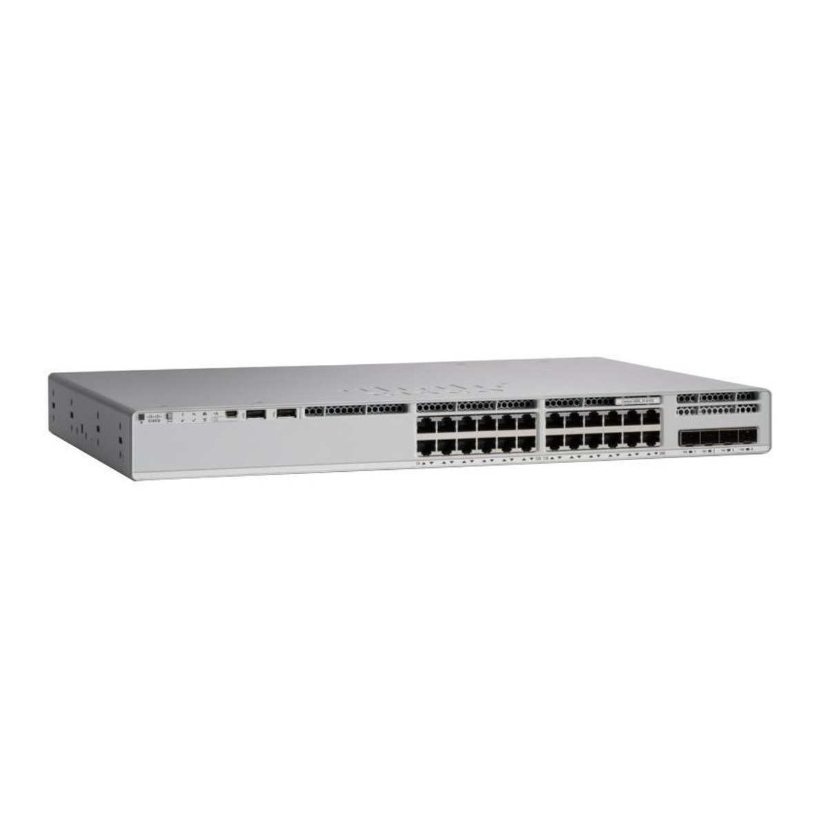 Cisco C9200L-24PXG-2Y-E Catalyst 9200L 24-port 8xmGig, 16x1G, 2x25G, PoE+, Network Essentials