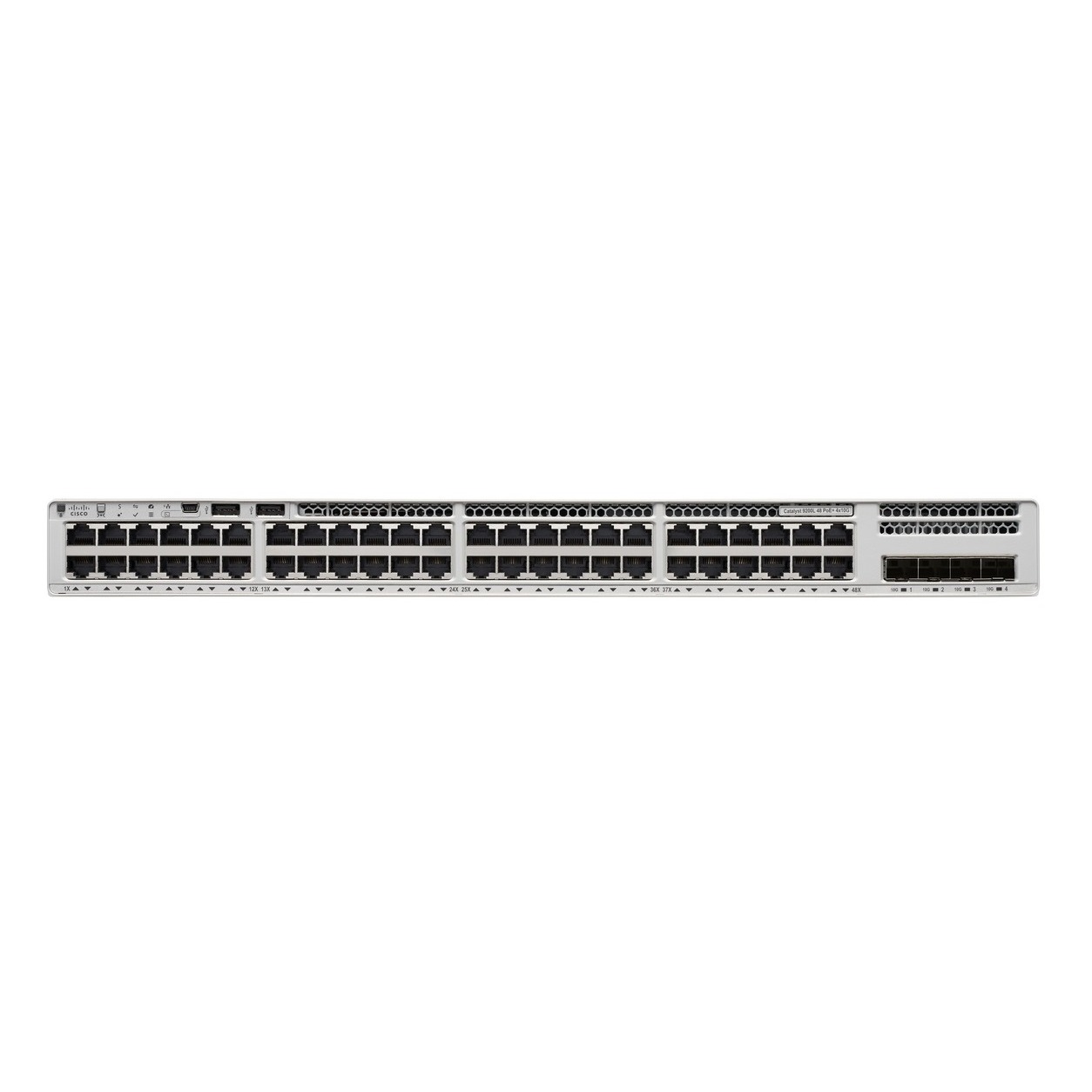 Cisco C9200L-48PXG-2Y-A Catalyst 9200L 48-port 8xmGig, 40x1G, 2x25G PoE+, Network Advantage