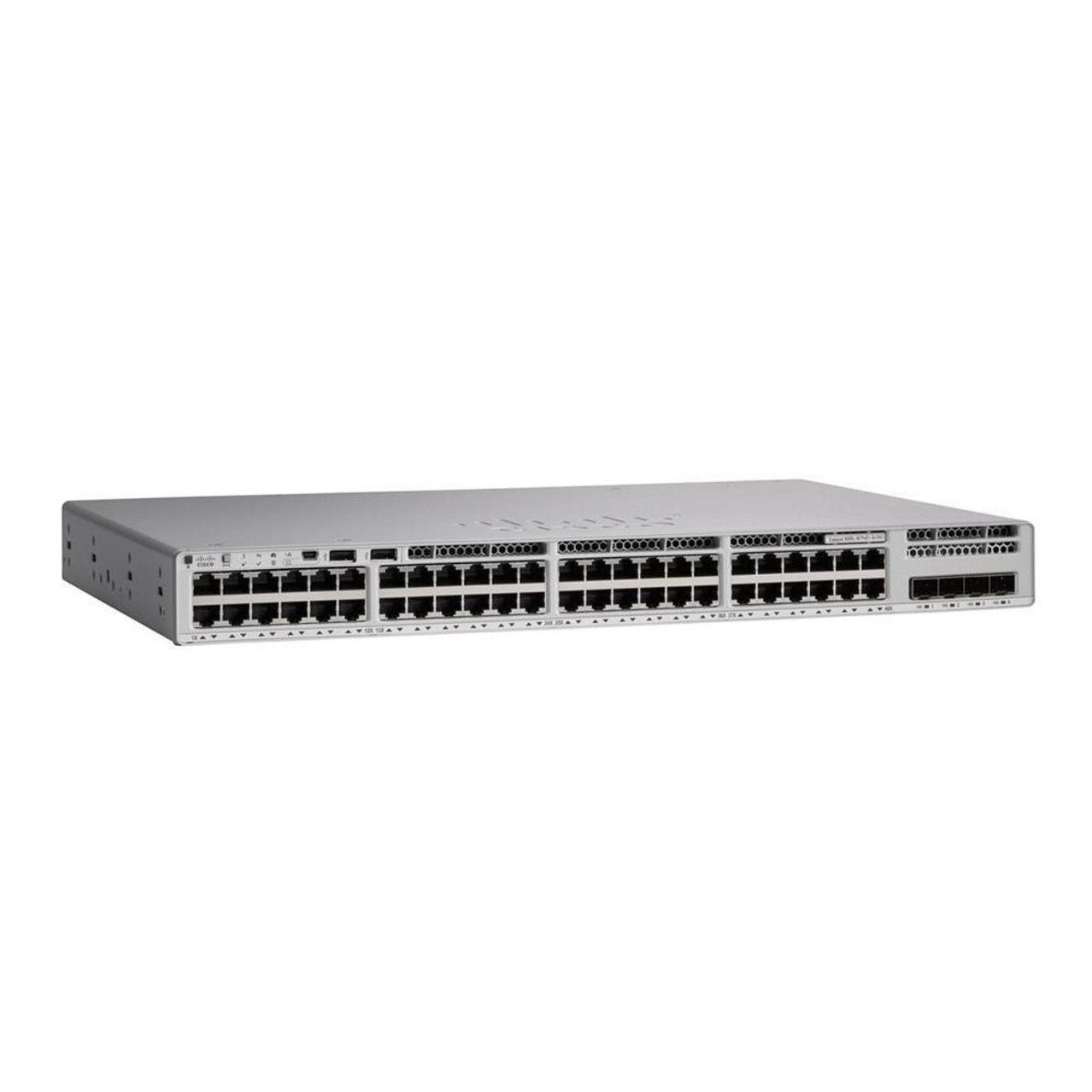 Cisco C9200L-48PXG-2Y-E Catalyst 9200L 48-port 8xmGig, 40x1G, 2x25G PoE+, Network Essentials