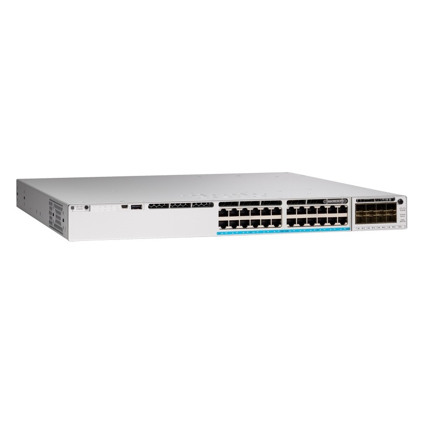 Cisco C9300-24U-E-UL Catalyst 9300 24-port 1G copper with modular uplinks, UPOE, Network Advantage