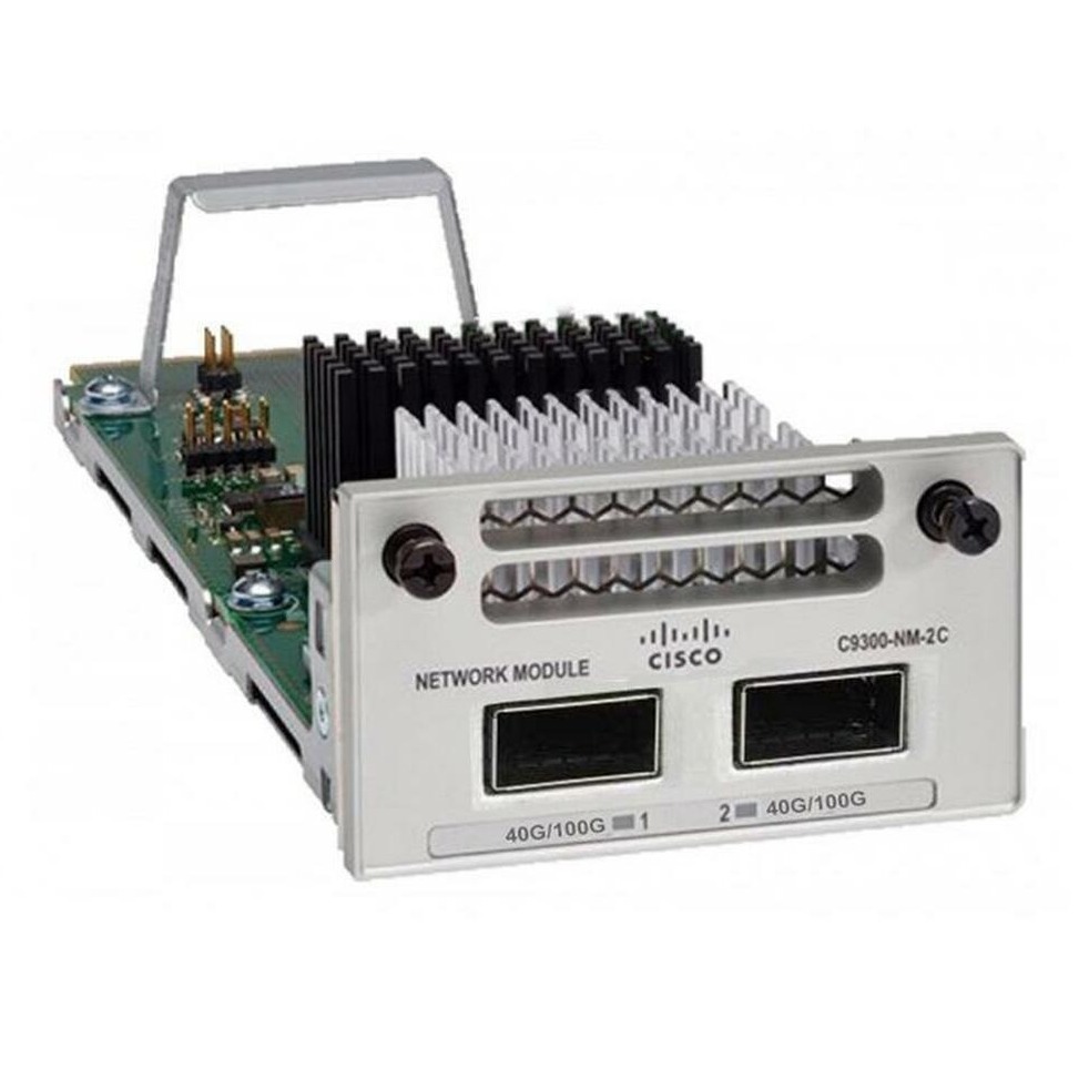 Catalyst 9300 2 x 40G/100G Network Module QSFP+/QSFP28.