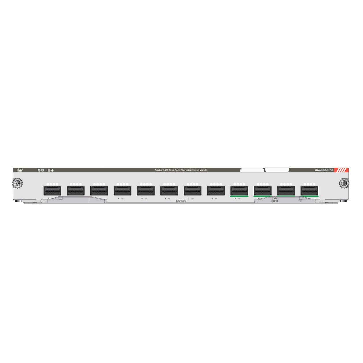 Cisco Catalyst 9400 Series 12-Port 40GE/4-port 100GE.