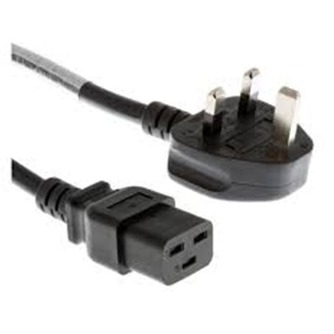 Power Cord, 250VAC 10A BS1363 Plug (13 A fuse), UK.