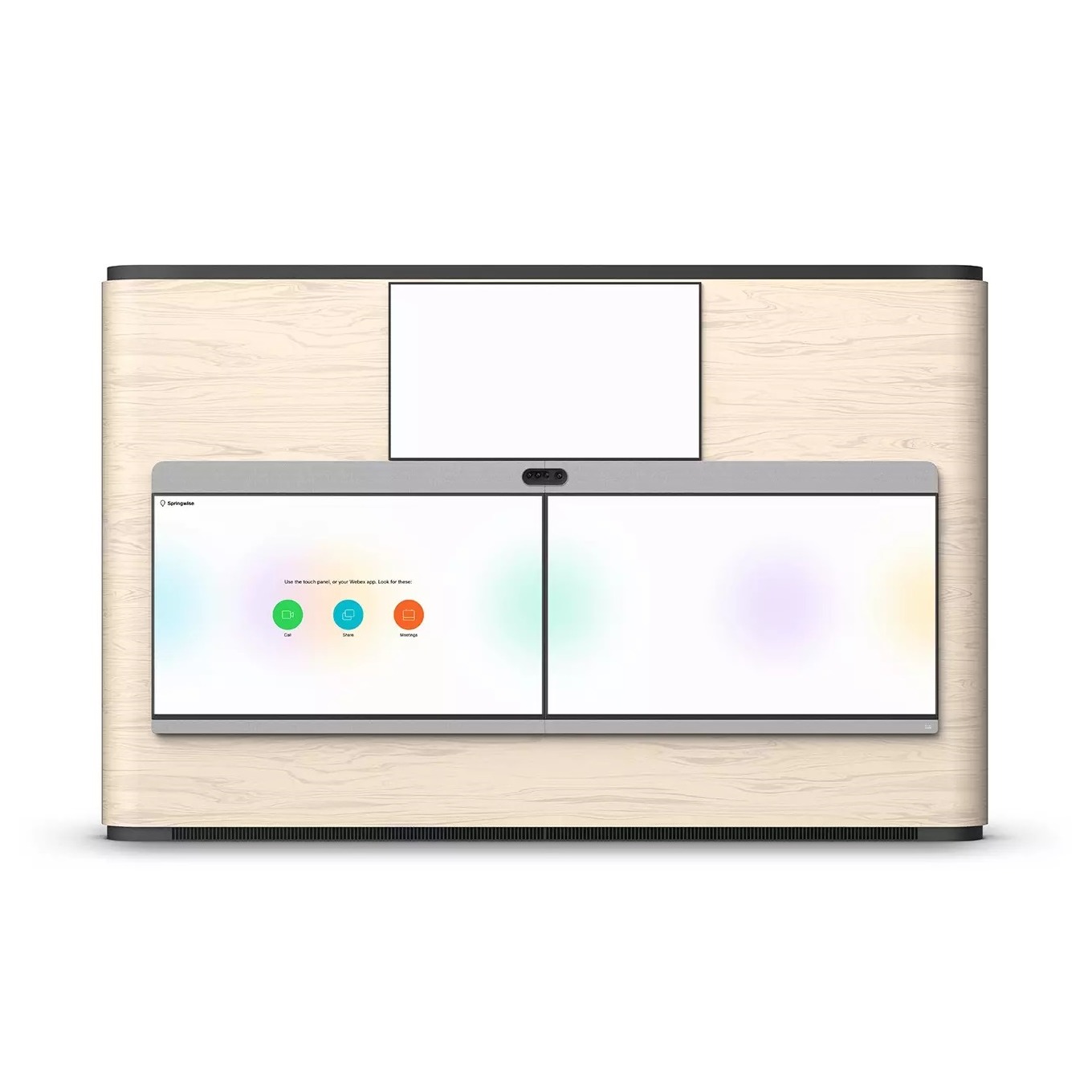 Cisco CS-ROOM-PANO85-K9 Webex Room Panorama 85, Triple Screens (2 x 85-inch 8K QLED displays + 1 x 65-inch 4K display),
