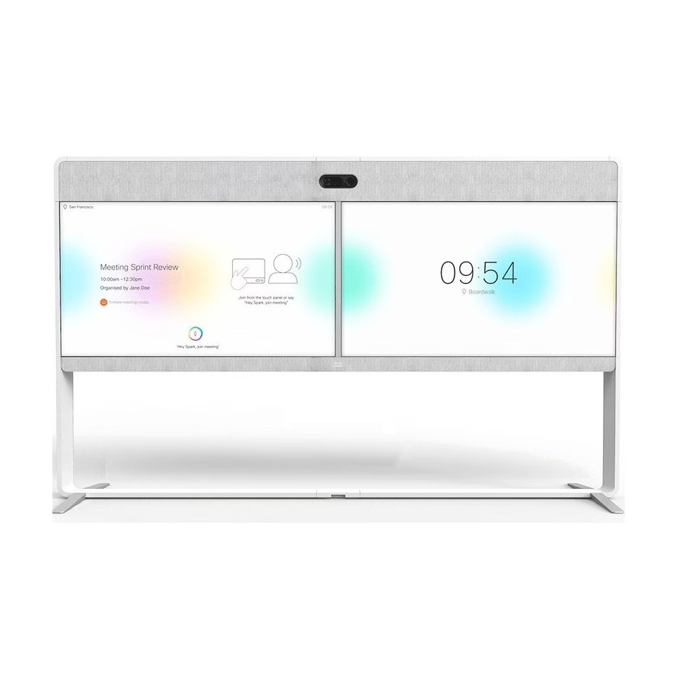 Cisco CS-ROOM70DG2-K9 Webex Room 70 G2 Dual with Codec Pro and Navigator, fully integrated system with dual 70-inch 4K screens,
