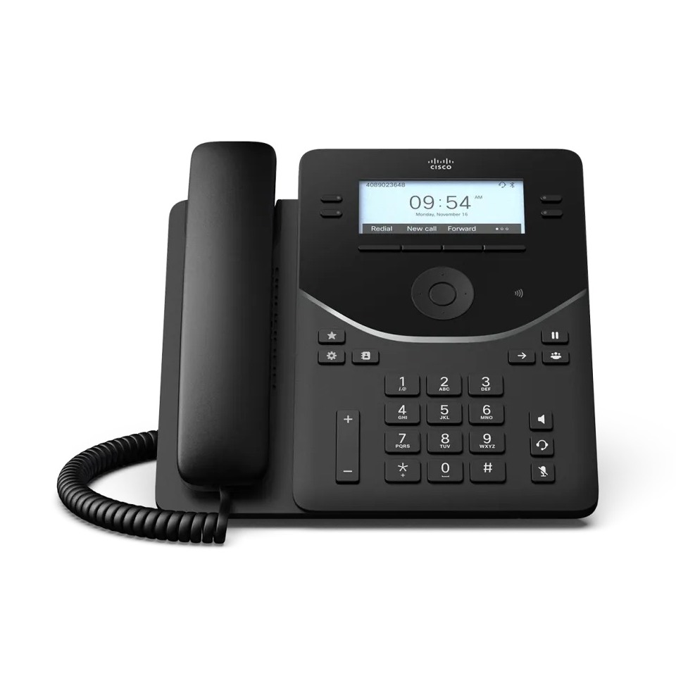 Cisco Desk Phone 9800 Spare Handset, Carbon Black