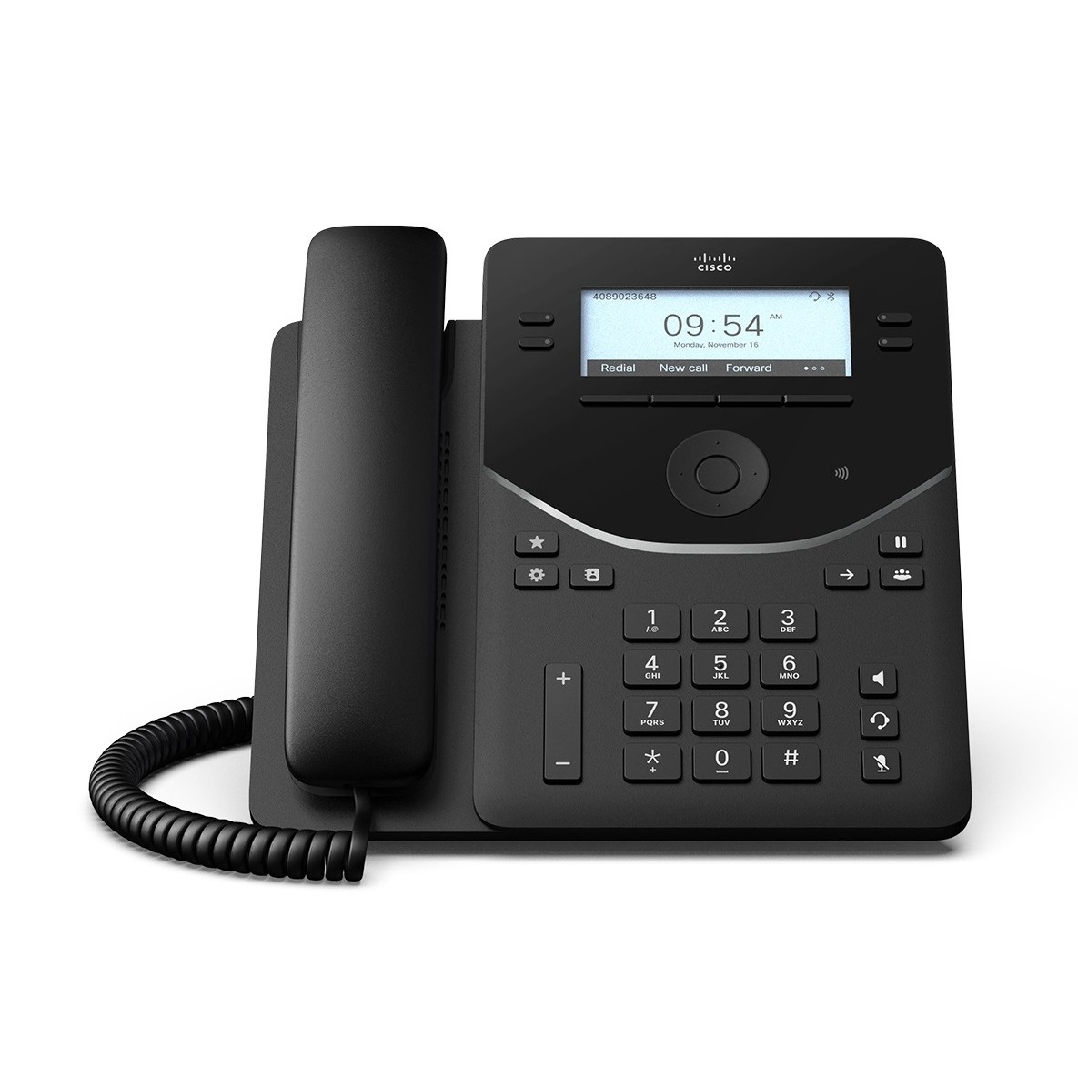 Cisco Desk Phone 9841, TAA, Carbon Black