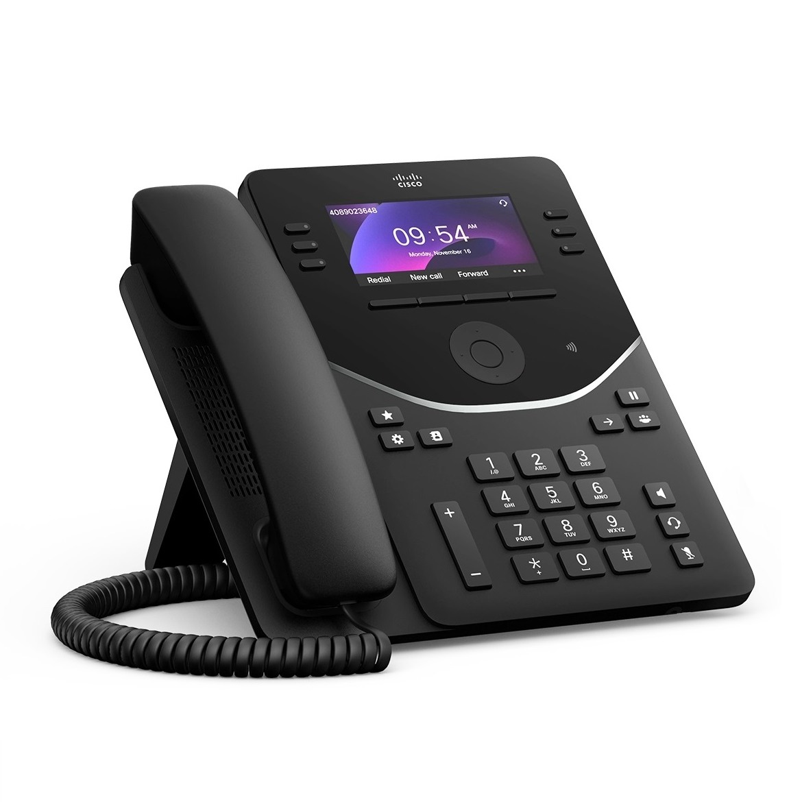 Cisco Desk Phone 9851, TAA, Carbon Black