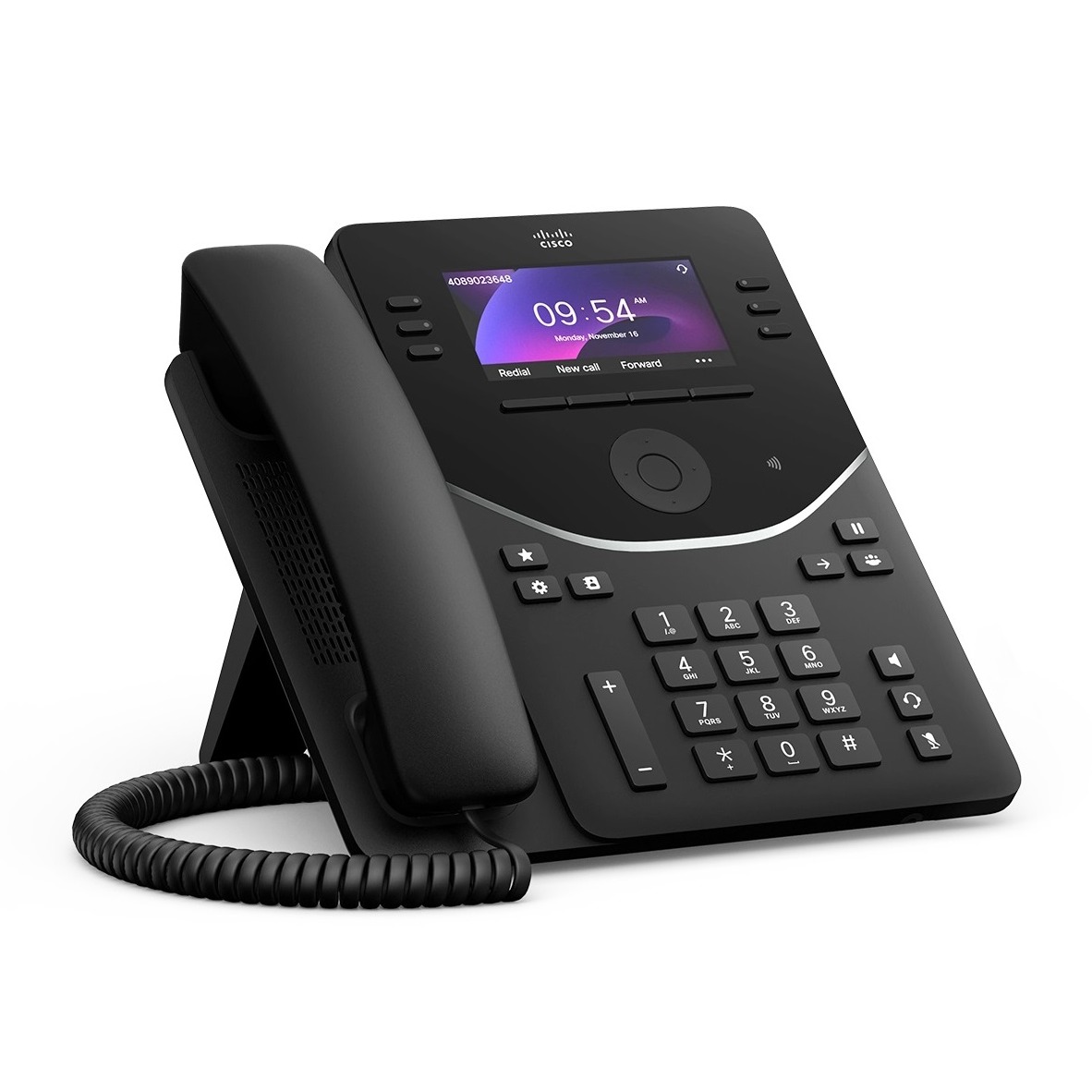 Cisco Desk Phone 9851, Carbon Black