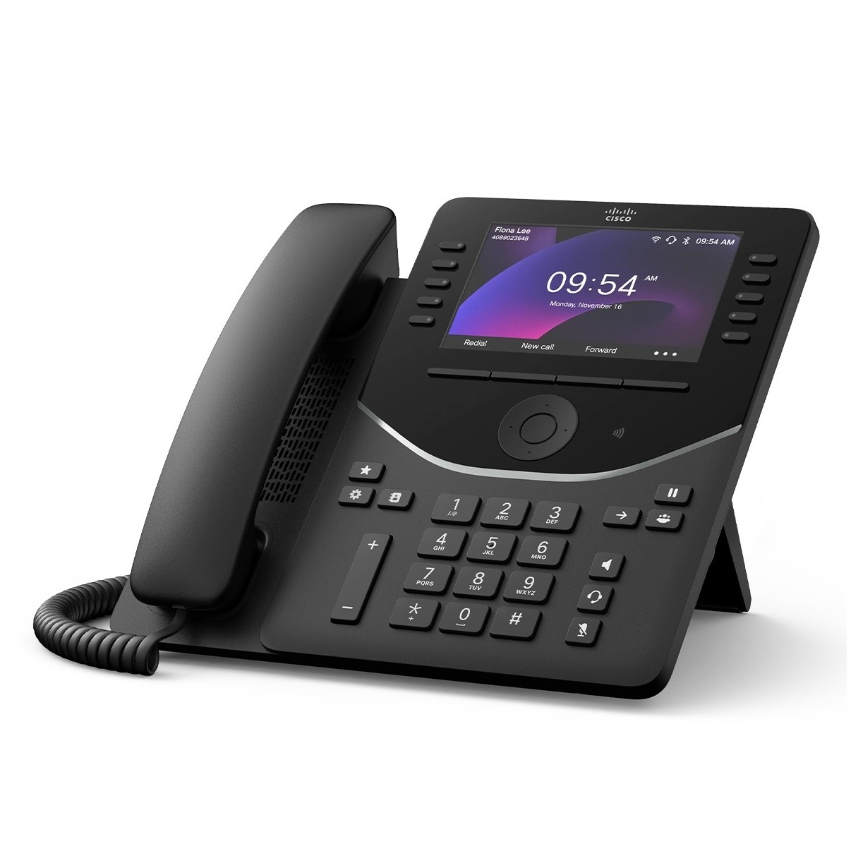 Cisco Desk Phone 9861, Carbon Black