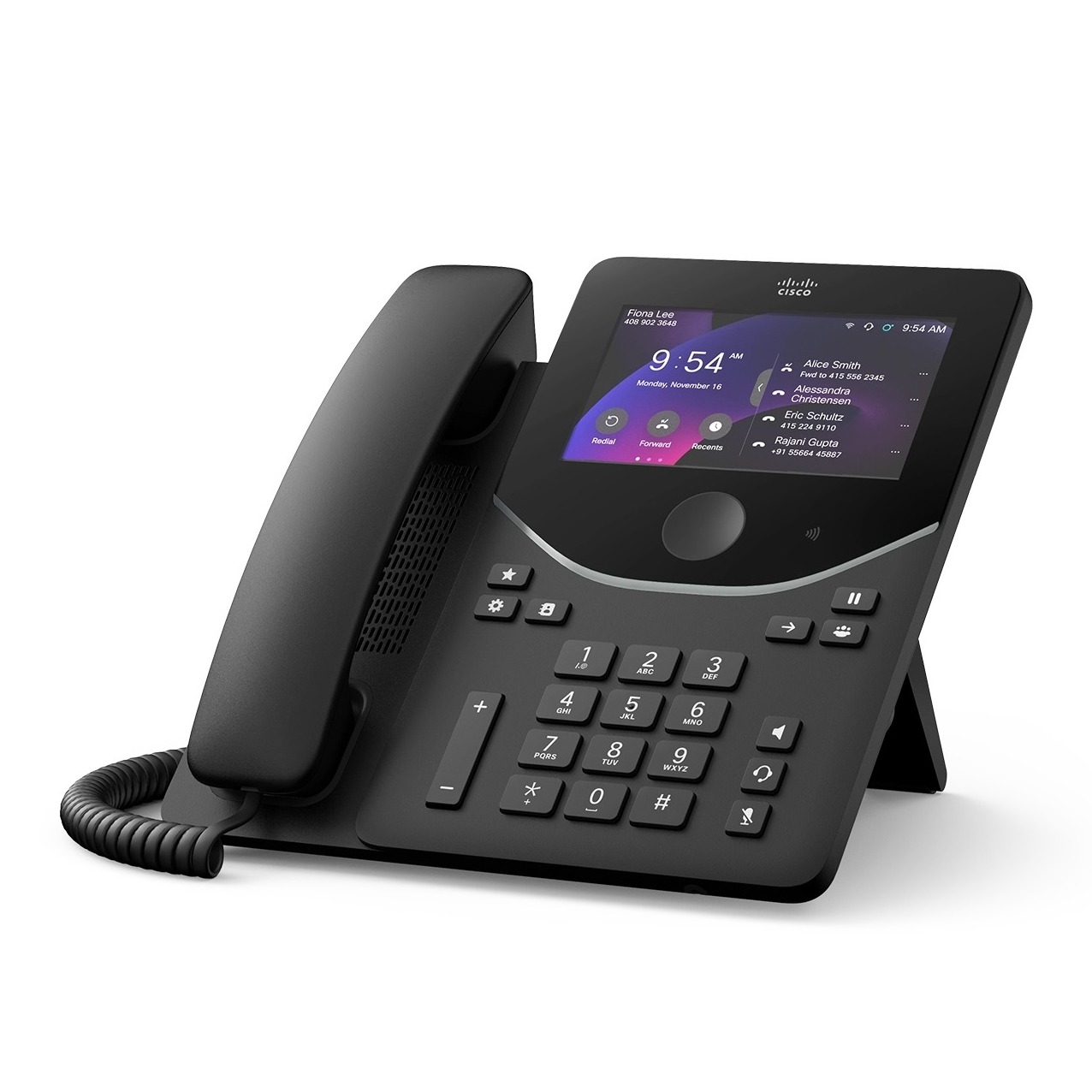 Cisco Desk Phone 9871, No Radio, Carbon Black