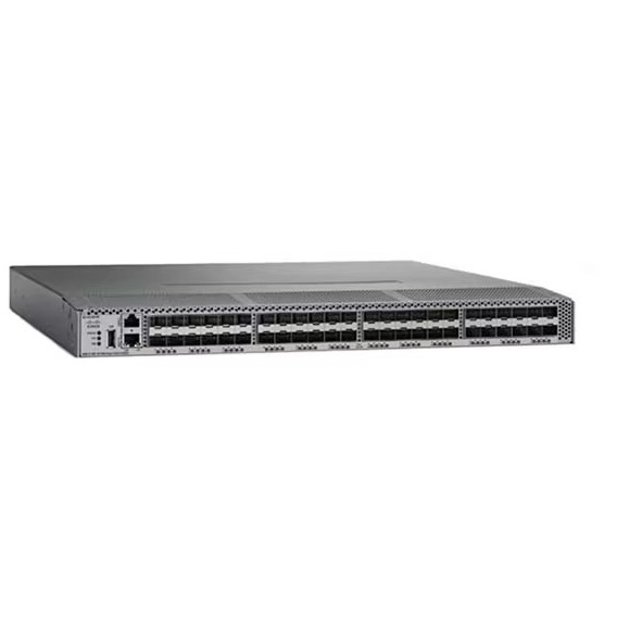 MDS 9148T 32G FC switch, w/ 48 active ports +32G SW, exhaust.