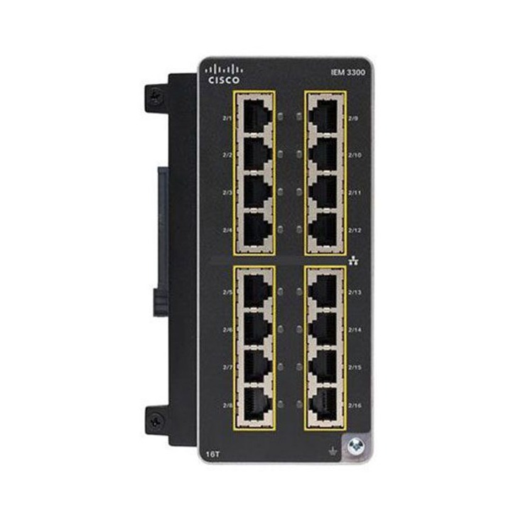 Catalyst IE3300 with 16 GE PoE/PoE+ Copper, Expansion Module