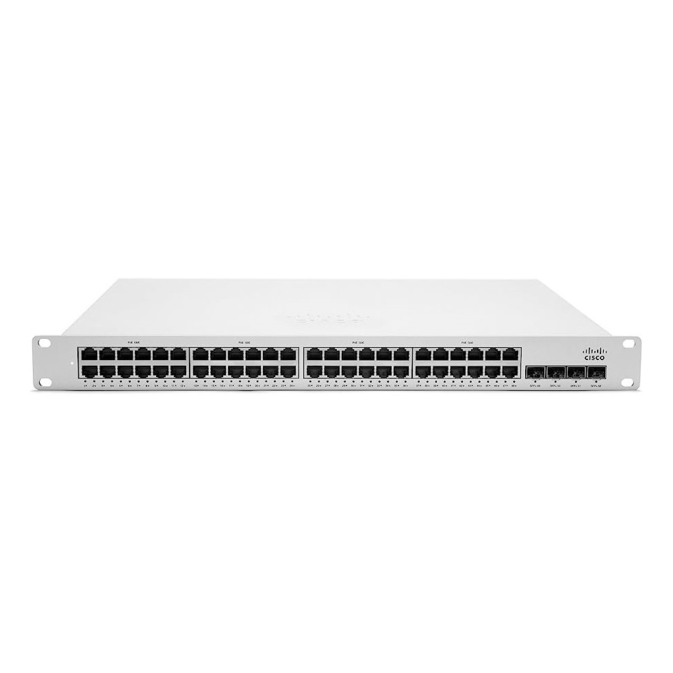 Meraki MS350-48LP L3 Stck Cld-Mngd 48x GigE 370W PoE Switch.