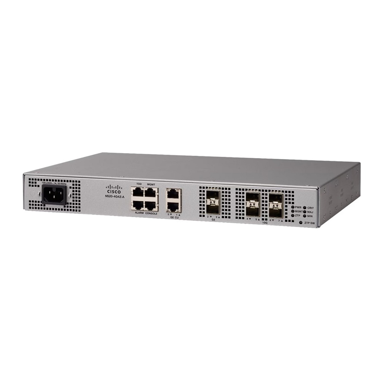 Cisco NCS 520 - 4xGE + 4x10GE, Industrial Temp, DC power