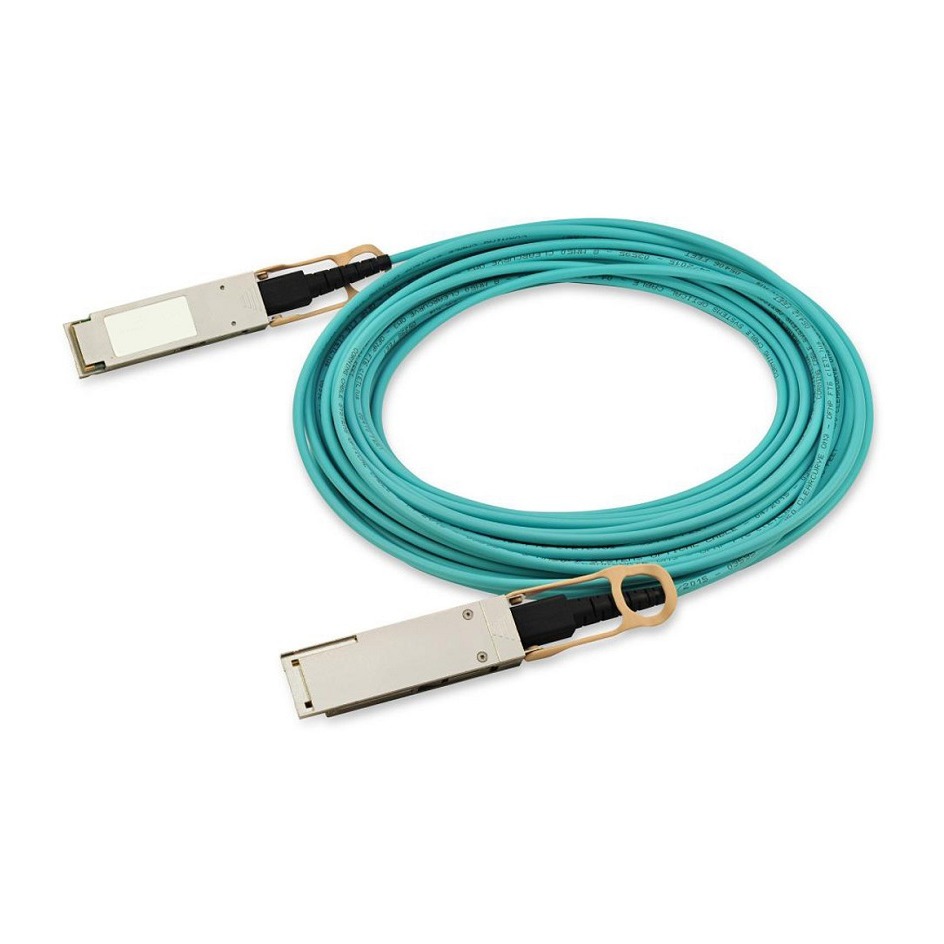 100GBASE QSFP Active Optical Cable, 10m.