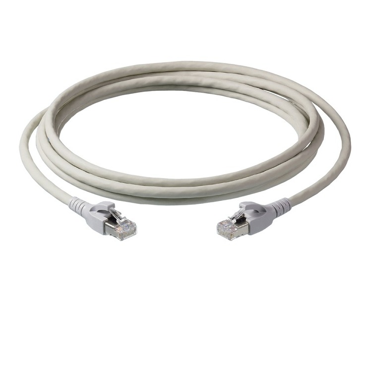 S/FTP FX/26LCCA,CAT.6A,GR,2XRJ45,4P,0.5M