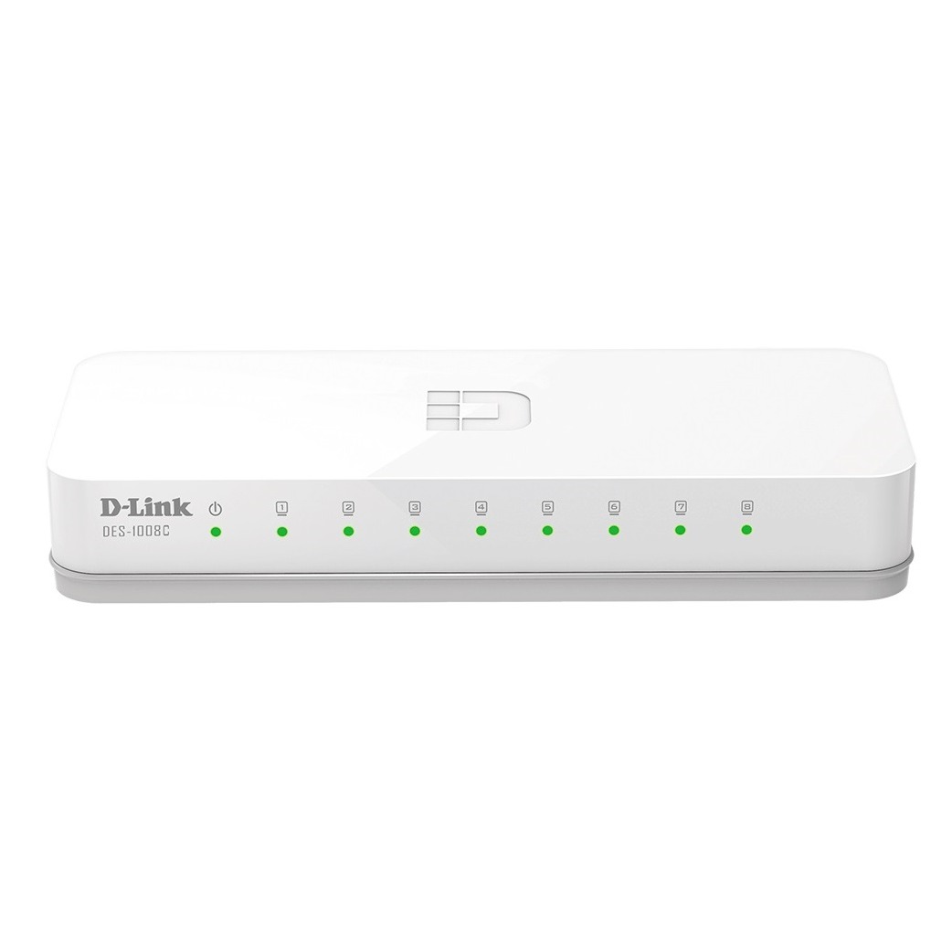 Unmanaged 10/100 Mbps switch for SOHO and small and medium businesses..