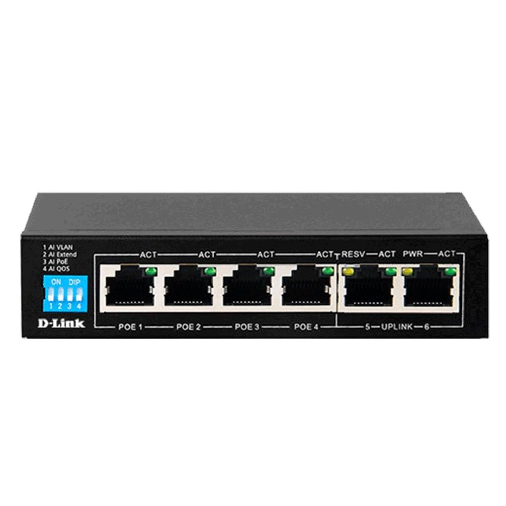 6-Port Unmanaged PoE Switch