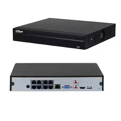8CH Compact 1U 8PoE 1HDD Lite Network Video Recorder