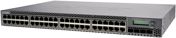EX3300, 48-port 10/100/1000BaseT (48-ports PoE+) with 4 SFP+ 1/10G uplink ports
