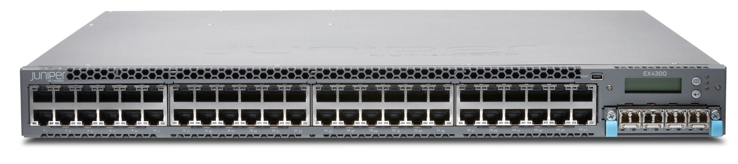 EX4300, 48-port 10/100/1000BaseT PoE-plus