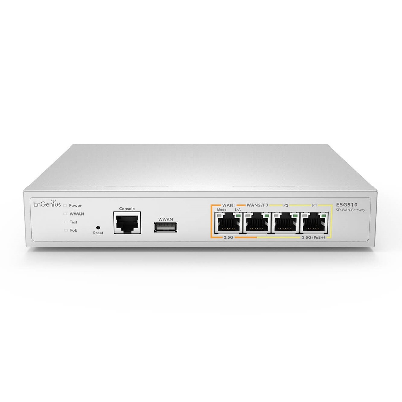 Cloud Managed SD-WAN Security Gateway with Quad Core 1.6GHz and 4x 2.5G ports