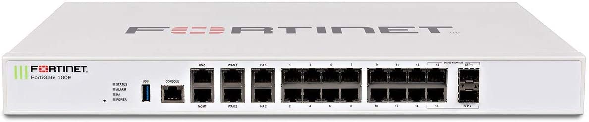 FG-100E Hardware plus 1 year 24x7 FortiCare and FortiGuard Unified (UTM) Protection