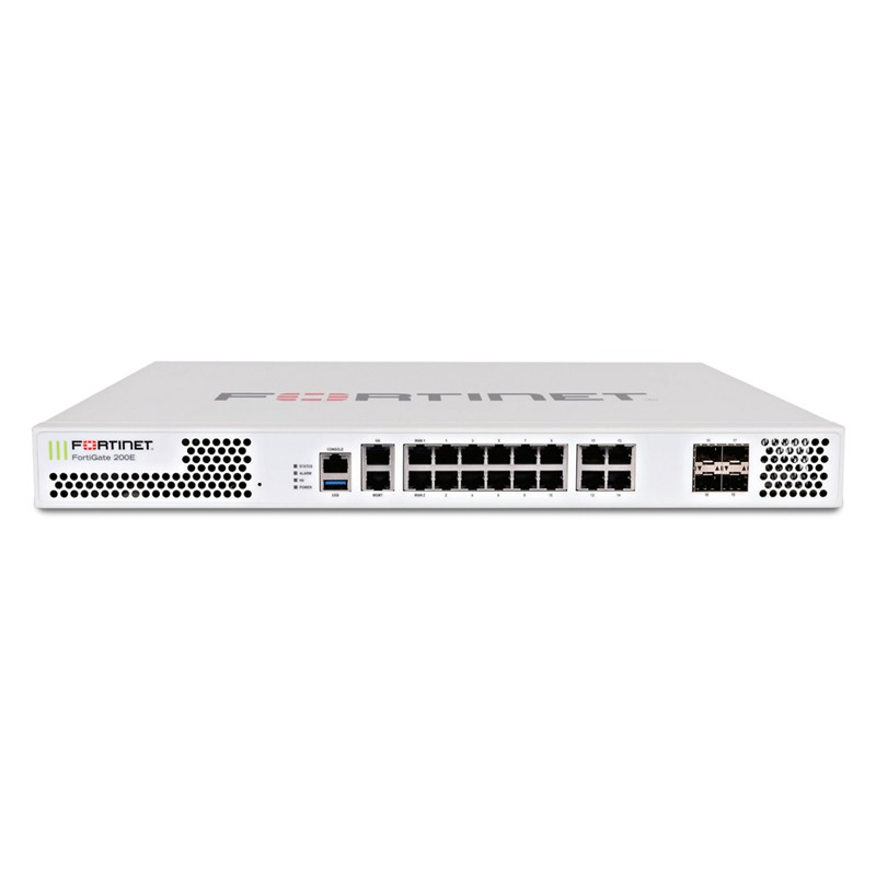 FG-200E Hardware plus 3 years 24x7 FortiCare and FortiGuard Unified (UTM) Protection