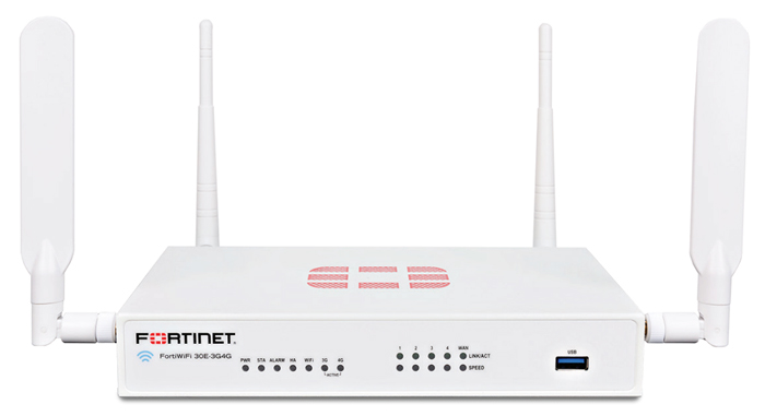 FortiGate-30E-3G4G-GBL Hardware plus 1 Year 24x7 FortiCare and FortiGuard Unified Threat Protection (UTP)