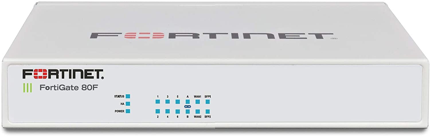 Fortinet FortiGate-80F Hardware plus 1 Year 24x7 FortiCare & FortiGuard Unified Threat Protection (UTP)