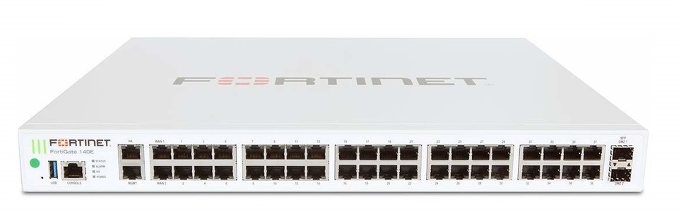 Fortinet FortiGate-140E-POE Hardware Plus 3 Year 24x7 FortiCare and FortiGuard Unified (UTM) Protection