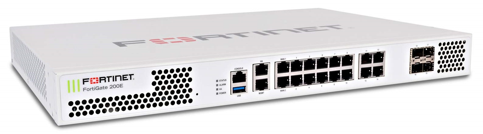 Fortinet FortiGate-200E Hardware plus 1 Year 24x7 FortiCare and FortiGuard Unified (UTM)