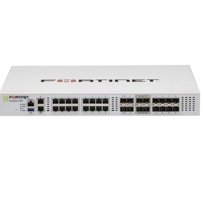 FortiGate 401F Base Appliance,18x GE RJ45 ports (including 1x MGMT port, 1x HA port, 16x switch ports),