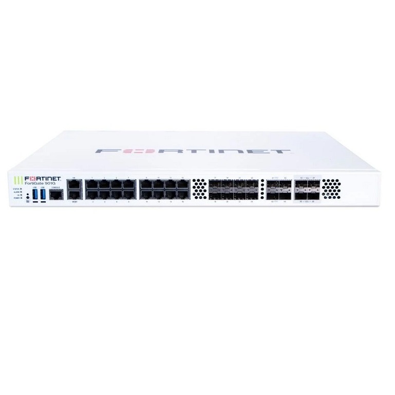 FortiGate-901G Hardware plus 1 Year FortiCare Premium and FortiGuard Enterprise Protection