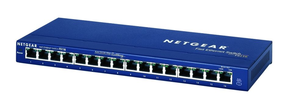NETGEAR FS116GE 16Port Fast-Ethernet-Switch Unmanaged 