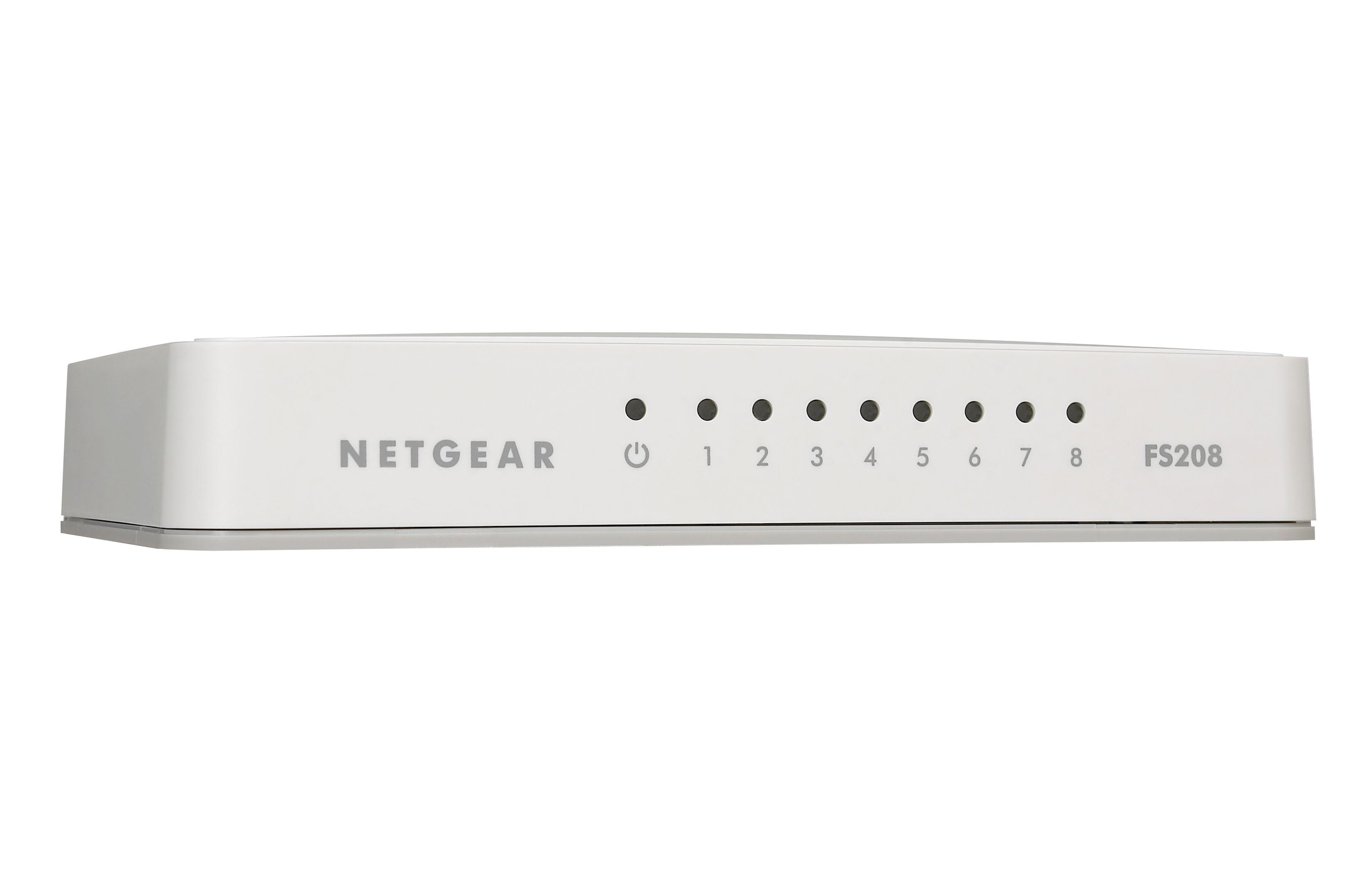 Netgear FS208 10 / 100 8-Port Fast Ethernet Unmanaged Switch