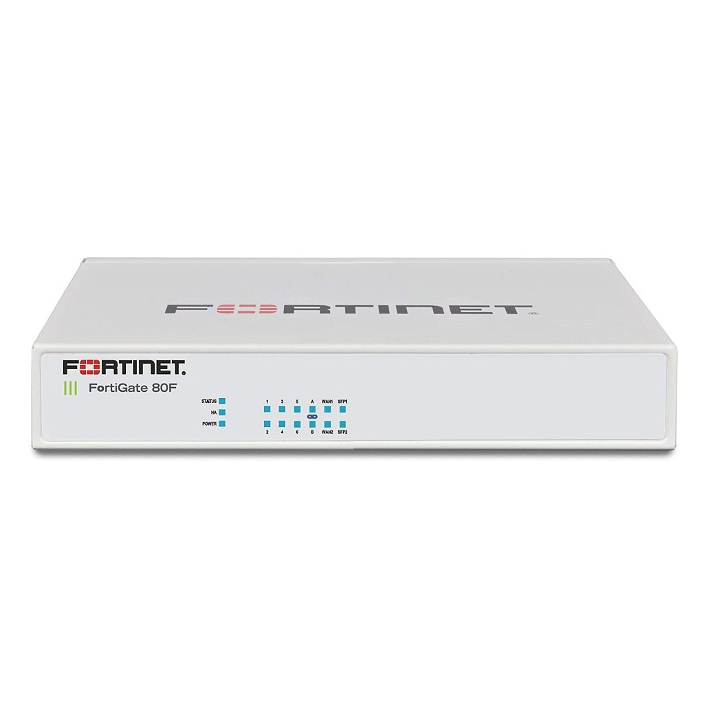 FortiGate-80F Hardware plus 3 Year FortiCare Premium and FortiGuard Unified Threat Protection (UTP).